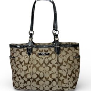COACH Gallery Signature EastWest Tote Handbag